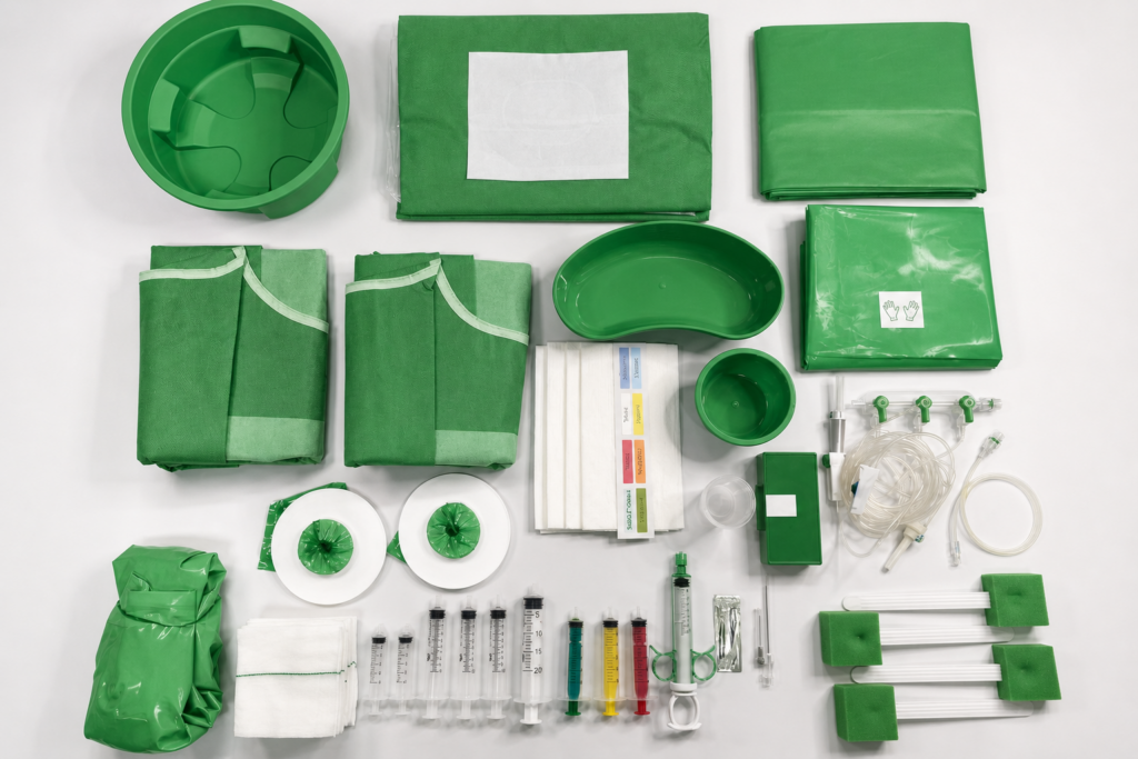 Pack chirurgical personnalisable ophtalmologie MicroSurgi avec consommables et accessoires
